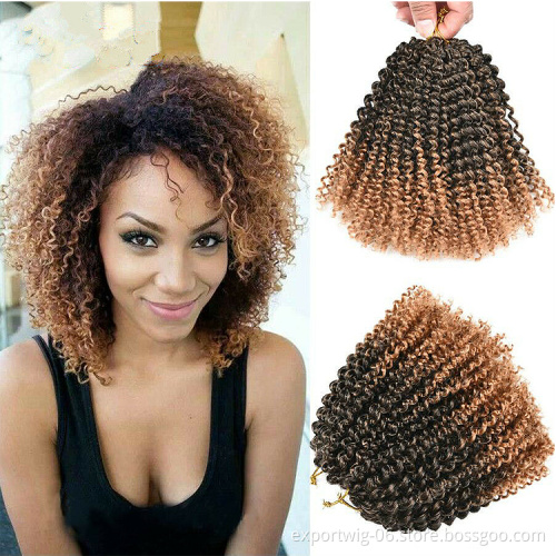 Afro Kinky twist Synthetic Marley curly Braiding Hair crotchet Extensions marley hair afro kinky hair bulk